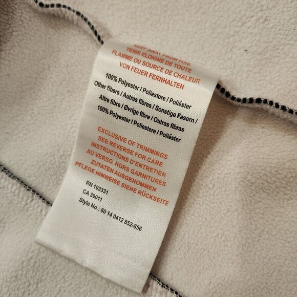 BMW - Vintage Women’s Full Zip Black Fleece Sweatshirt Jacket Medium Embroidered - Picture 10 of 13